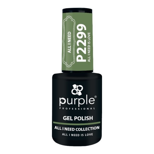 Esmalte Gel P2299 All I Need is Love -Esmalte semi permanente -Purple Professional