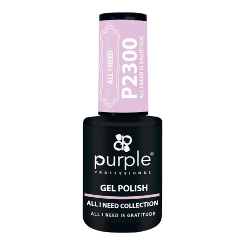 Esmalte Gel P2300 All I Need is Gratitude -Semi permanent nail polishes -Purple Professional