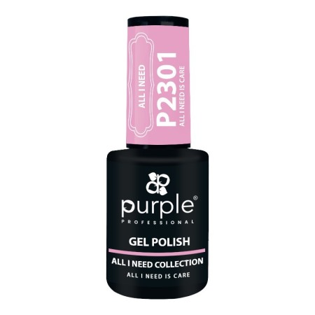 Vernis Gel Purple Professional P2301 Tout ce dont j'ai besoin, c'est de soins -Vernis semi permanents -Purple Professional