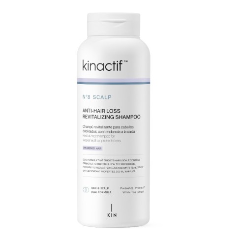 Champú Kinactif N.8 Scalp Anti-Hair Loss 300ml -Anticaida -KIN Cosmetics