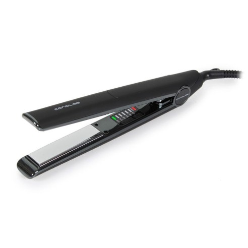 Corioliss C1 Bügeleisen-Set + Paddelbürste aus schwarzem Chrom -Haarglätter, Lockenstäbe und Lockenstäbe -Corioliss