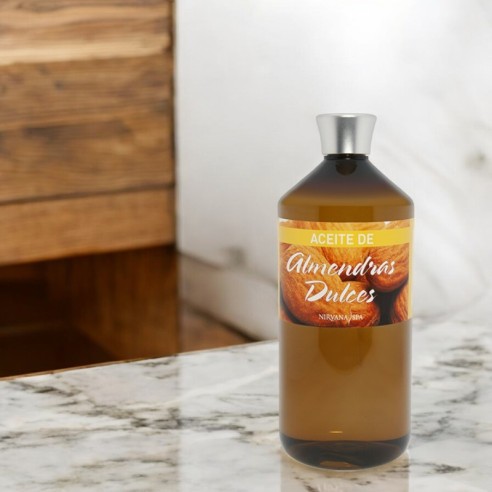 Nirvana SPA Óleo de Amêndoa Doce 1000ml -Cremes hidratantes -Nirvana Spa