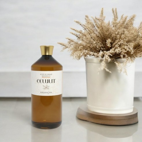 Óleo de massagem para celulite Nirvana SPA 1000ml -Cremes tonificantes e modeladores -Nirvana Spa