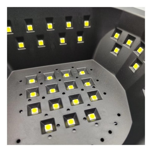 Lámpara de uñas LED/UV 120W Kaitei Color Negro -Lámparas y Tornos -Kaitei