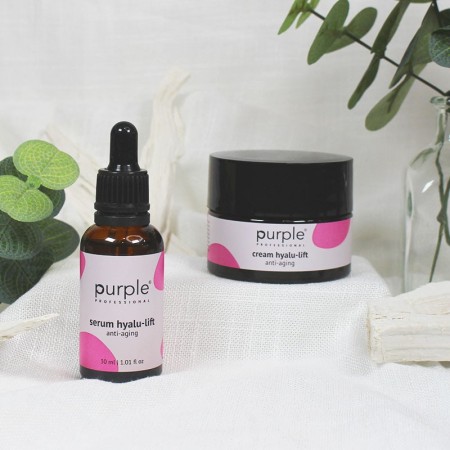 Kit Facial Hyalu-Lift 35+ Crema y Serum Antiedad -Cremas y serums -Purple Professional 2