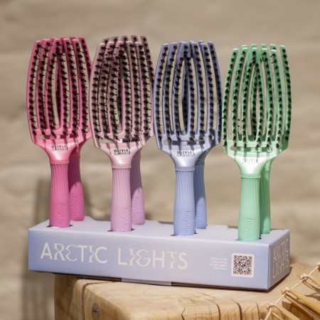 Display per luci artiche con pennello da dito, 8 unità -Spazzole -Olivia Garden 2