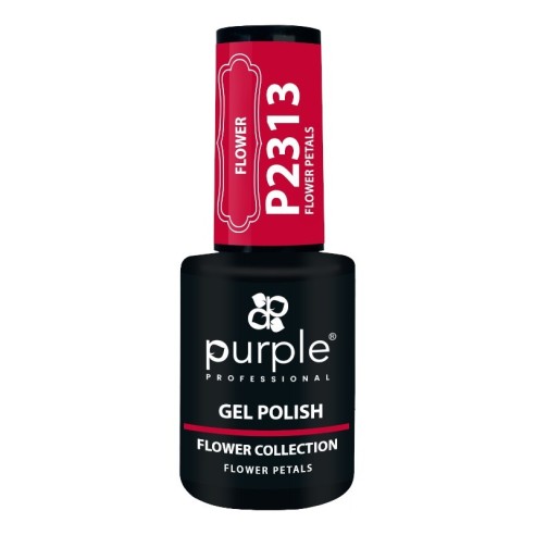 Gel Polish P2313 Flower Petals -Semi permanent nail polishes -Purple Professional