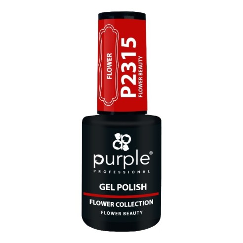 Esmalte Gel P2315 Flower Beauty -Esmalte semi permanente -Purple Professional