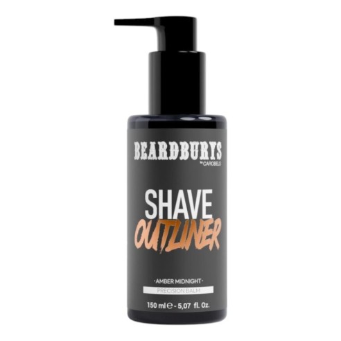 Beardburys OUTLINER Gel à Raser Ambre Minuit 150 ml -Barbe et moustache -Beardburys