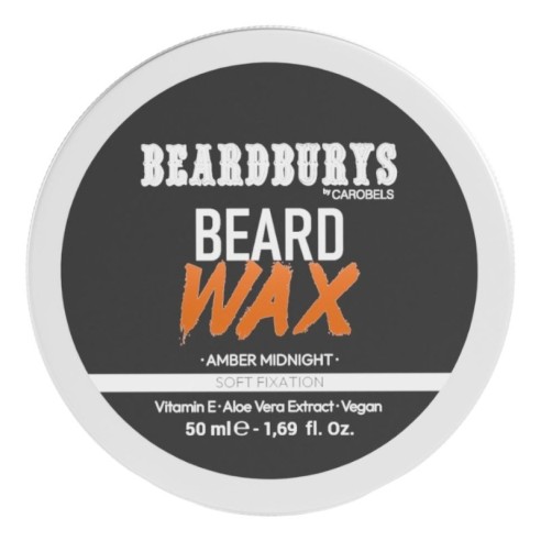 Beardburys Cire à Barbe Ambre Minuit 50 ml -Barbe et moustache -Beardburys