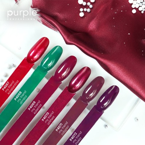 Smalto per unghie P4070 My Friend Anthea Luxury Purple Professional -Smalto per unghie -Purple Professional