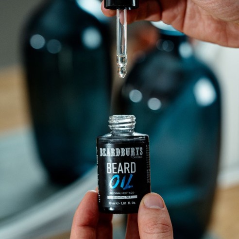 Heritage Beardburys Original Bartöl 30ml -Bart und Schnurrbart -Beardburys
