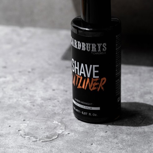 Beardburys OUTLINER Gel à Raser Ambre Minuit 150 ml -Barbe et moustache -Beardburys
