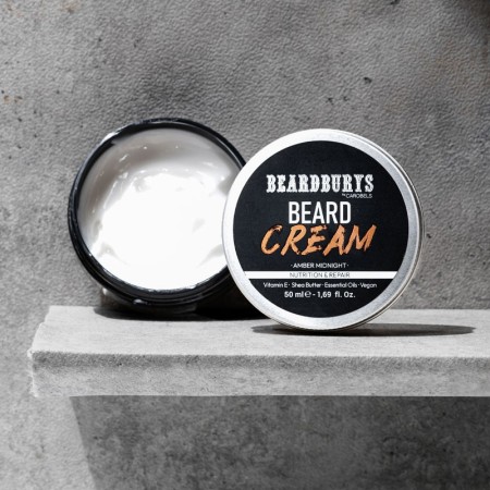 Crema de Barba Nutritiva y Reparadora Amber Midnight Beardburys 50ml -Barba y bigote -Beardburys 2