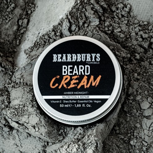 Beardburys Amber Midnight Crema da barba nutriente e riparatrice 50 ml -Barba e baffi -Beardburys