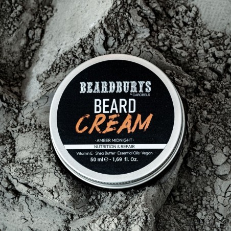 Beardburys Amber Midnight Nourishing and Repairing Beard Cream 50ml -Beard and mustache -Beardburys
