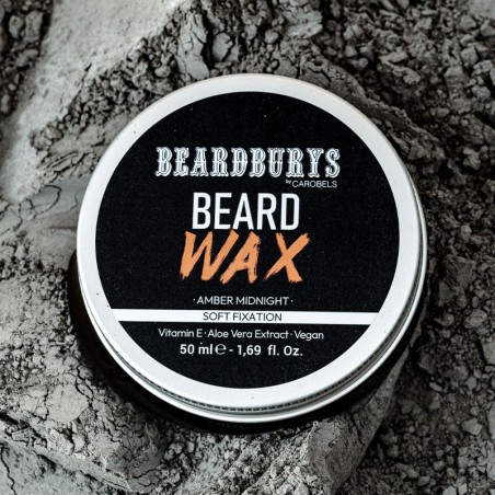 Beardburys Amber Midnight Beard Wax 50ml -Beard and mustache -Beardburys