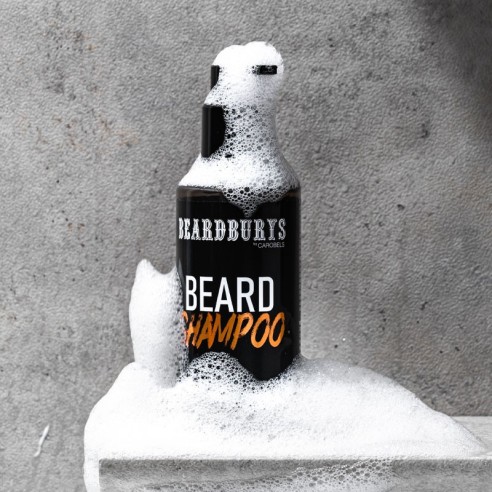 Beardburys Shampoo per barba Amber Midnight 150 ml -Barba e baffi -Beardburys