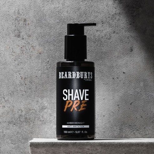 Creme Pré-Barba Beardburys Amber Midnight 150ml -Barba e bigode -Beardburys
