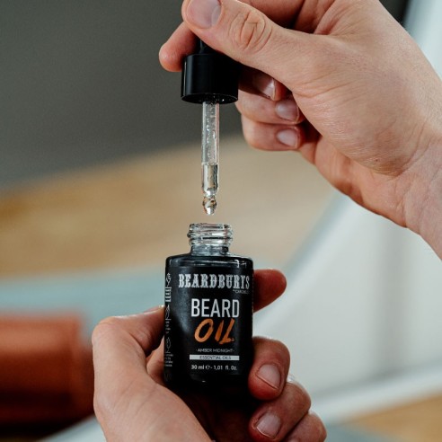 Amber Midnight Beardburys Beard Oil 30ml -Beard and mustache -Beardburys