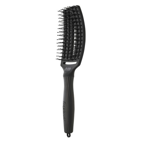 Soin des Brosses à Doigts Iconic Double Poils Noir -Brosses -Olivia Garden