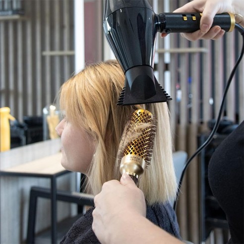 Round Blowout Shine Brush 35mm OG -Brushes -Olivia Garden