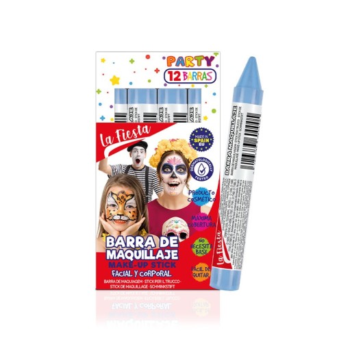 Stick de maquillage visage et corps bleu clair -Fantaisie et FX -La Fiesta