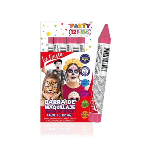 Stick de maquillage rose visage et corps -Fantaisie et FX -La Fiesta