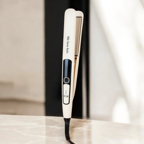 Ferro da stiro professionale Kin Latte Edition -Piastre per capelli, arricciacapelli e bigodini -KIN Cosmetics