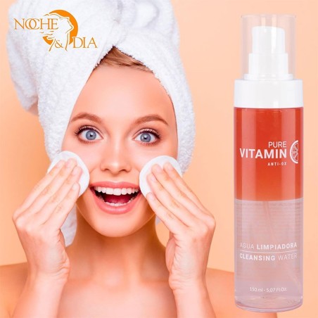 Biphasic facial cleanser Vitamin C - 150ml -Cleansers and toners -Noche & Día