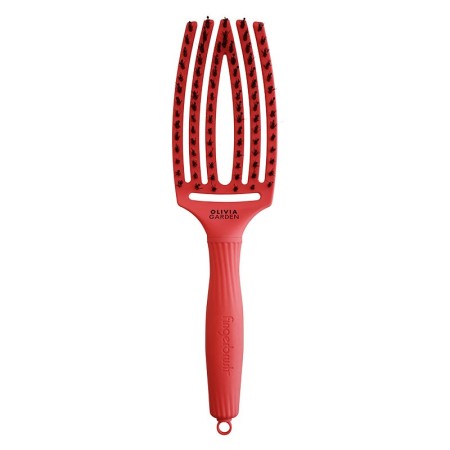 Olivia Garden Fingerbrush Imperfection Red Confidence Brush -Brushes -Olivia Garden