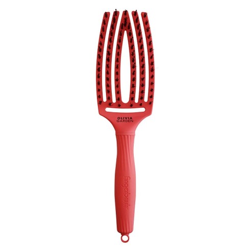 Olivia Garden Fingerbrush Imperfection Red Confidence Brush -Brushes -Olivia Garden