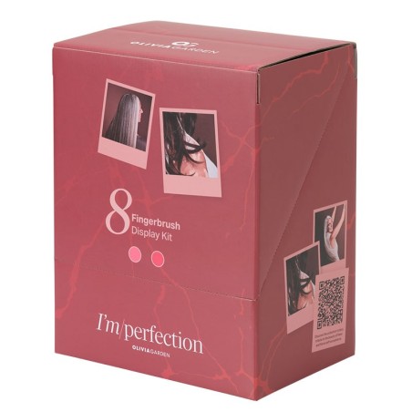 Olivia Garden Fingerbrush Imperfection Display - 8 Brushes