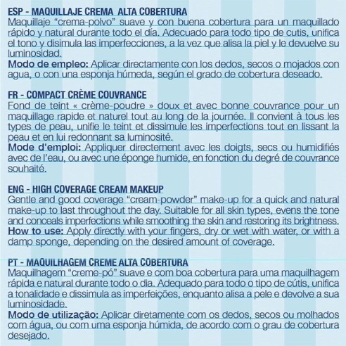 CEDIB Paris Maquillaje Crema Alta Cobertura 6 Automne -Cara -CEDIB Paris