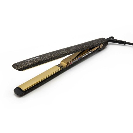 Corioliss C3 Bügeleisen-Set + Heißbürste Gold Leopard Brush -Haarglätter, Lockenstäbe und Lockenstäbe -Corioliss