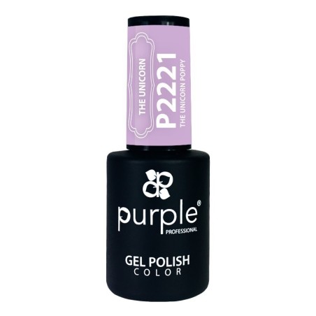 Smalto Purple Professional Smalto Gel P2221 The Unicorn Poppy -Smalto semipermanente -Purple Professional