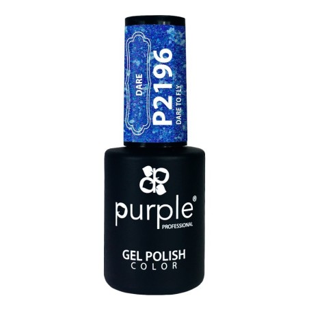 Esmalte Gel P2196 Dare to Fly Purple Professional -Esmalte semi permanente -Purple Professional