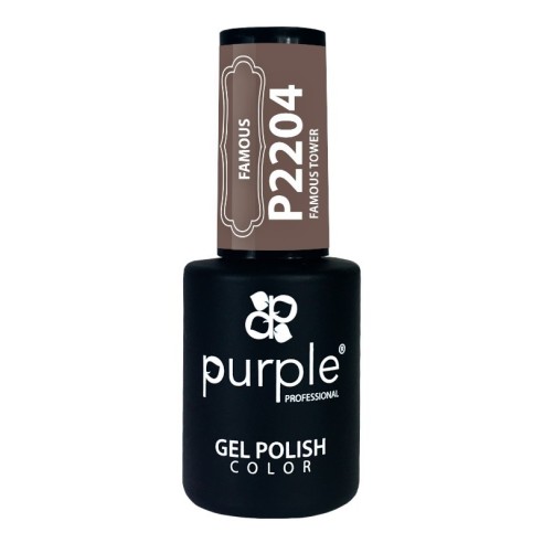 Esmalte Gel P2204 Famous Tower Purple Professional | Pintauñas semi...