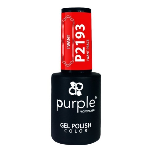 Esmalte Gel P2193 I Want Peace Purple Professional | Pintauñas semi...