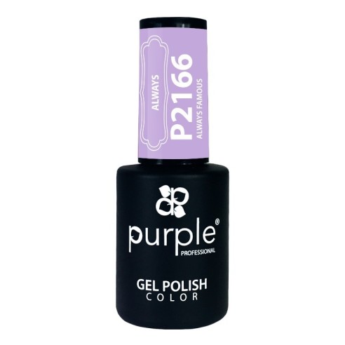 Gel Polish P2166 Always Famous Purple Professional | Semi-Permanent...