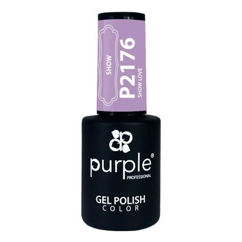 Esmalte Gel P2176 Show Love Purple Professional | Pintauñas semiper...