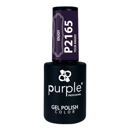 Gel Polish P2165 Enjoy Your Award Purple Professional | Vernis à on...