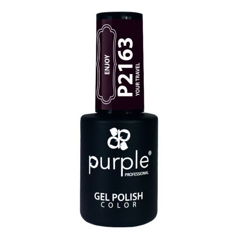 Gel Polish P2163 Enjoy Your Travel Purple Professional | Vernis à o...