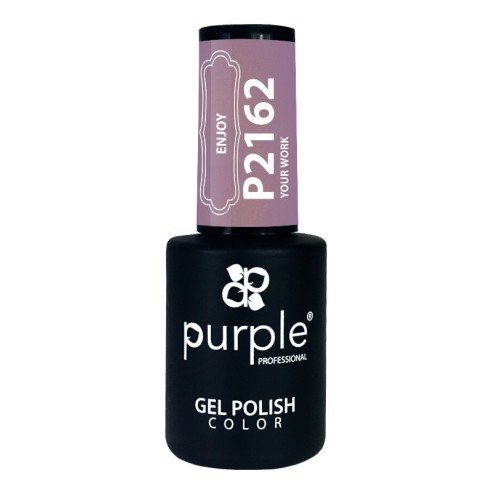 Gel Polish P2162 Enjoy Your Work Purple Professional | Vernis à ong...