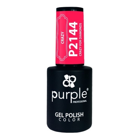 Esmalte Gel P2144 Crazy For Diamonds Purple | Pintauñas semipermanente