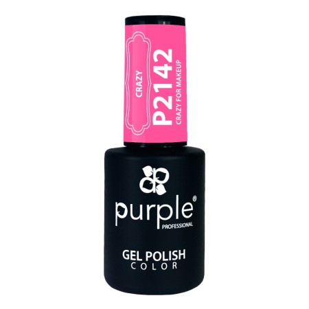 Esmalte Gel P2142 Crazy For MakeUp Purple Professional -Esmalte semi permanente -Purple Professional