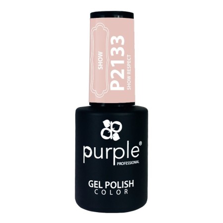 Esmalte Gel P2133 Show Respect Purple Professional -Esmalte semi permanente -Purple Professional