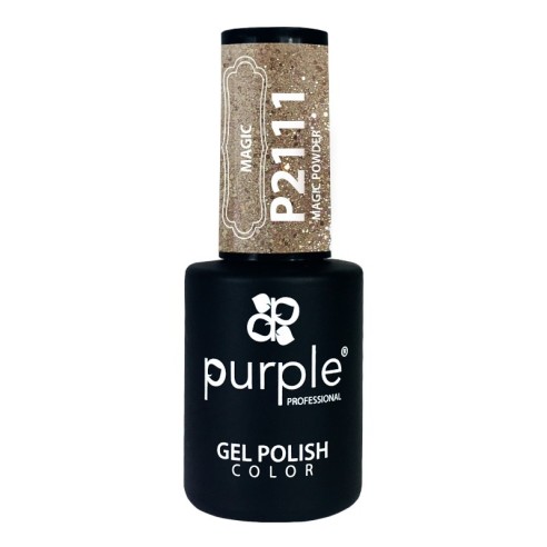 Esmalte Gel Purple Professional P2111 Magic Powder | Pintauñas semi...