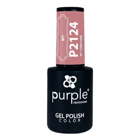 Esmalte Gel P2124 My Yorkshire Purple Professional -Esmalte semi permanente -Purple Professional