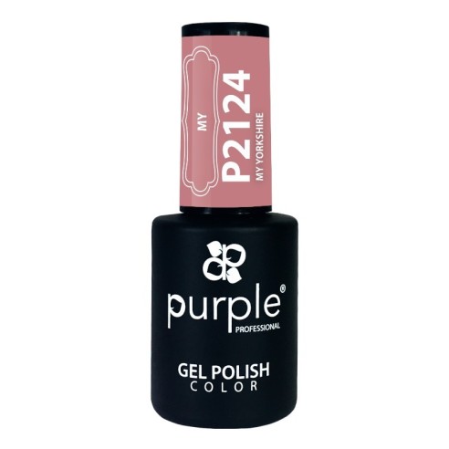 Smalto Gel P2124 My Yorkshire Purple Professional -Smalto semipermanente -Purple Professional